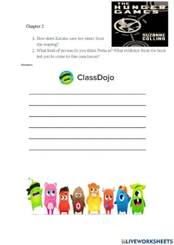 Hunger Games Chapter 2 Questions