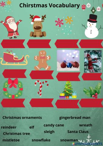 Christmas Vocabulary
