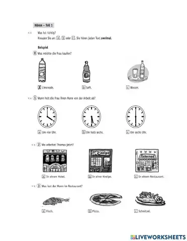 Start Deutsch 1 - Modelltest 2