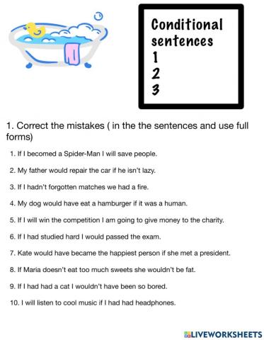 Conditional sentences