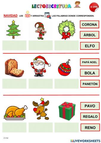 Navidad - vocabulario