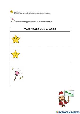 Two stars and a wish