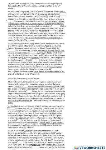 Tr2 t2 p4 - female engineer + gaps