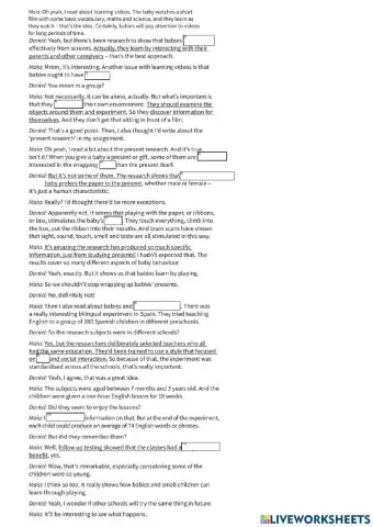 Tr2 t2 p3 - how babies and children learn