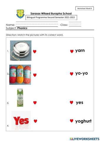 Let's learn the letter Yy