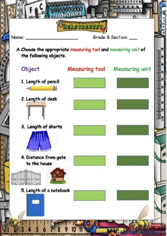 Length Measuring Units and tools