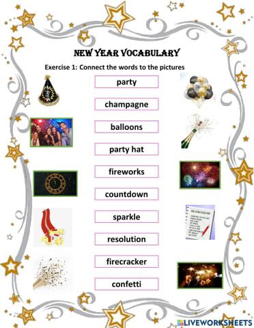 New Year Vocabulary
