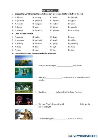 Grade 6 - Reviesion for 1st term