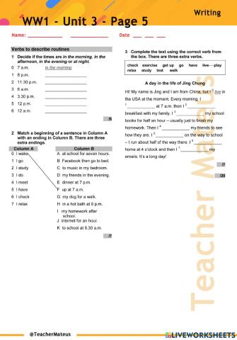 WW1 - Unit 3 - Page 5