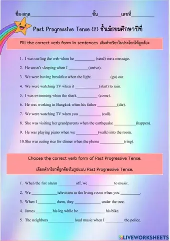 Past Continuous Tense