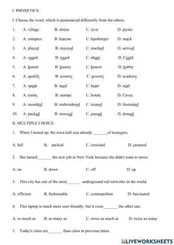 De cuong 3 - hk1 - lop 9