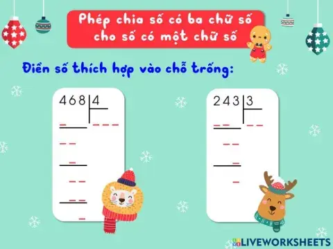 Chia số có ba chữ số cho số có một chữ số