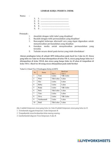 Lkpd irisan dua himpunan 2