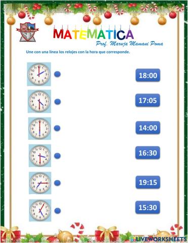 El reloj y el tiempo