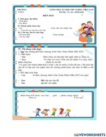 Lt làm bb cuộc họp