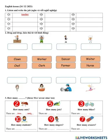 Grade 4.2 - Jobs cont. + Plural
