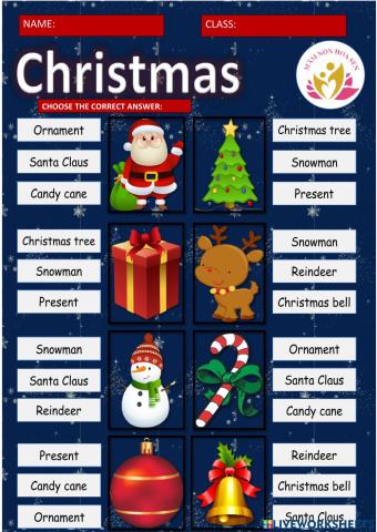Christmas Worksheet