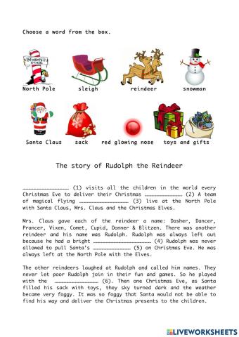 The Rudolph- The red nosed Rendeer