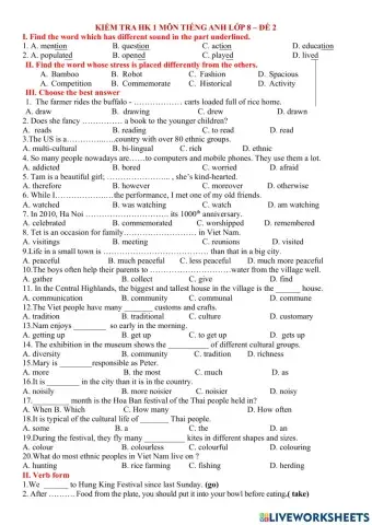 E8 - first term revision 3