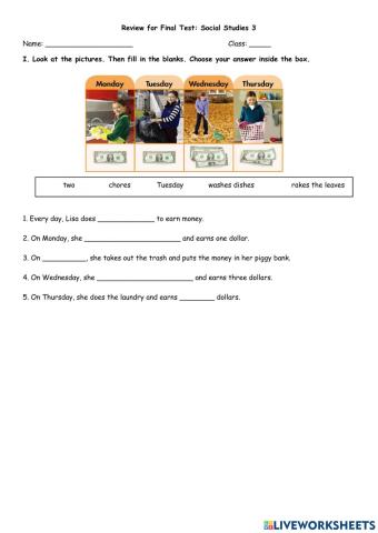 Review for final test 1