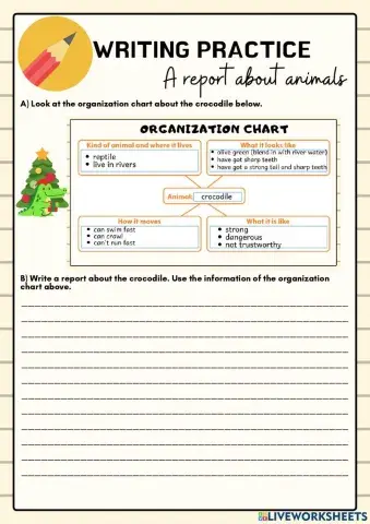 Writing a report about animals