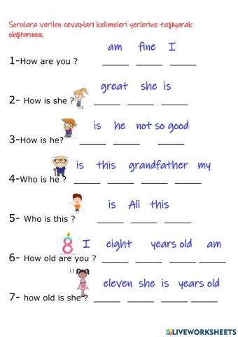 Make form sentences