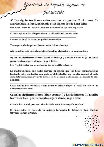 Signos de puntuación y entonación