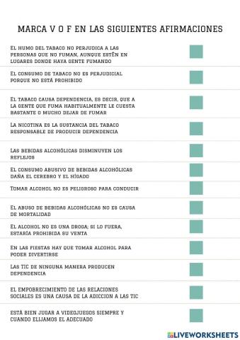 Prevención adicciones