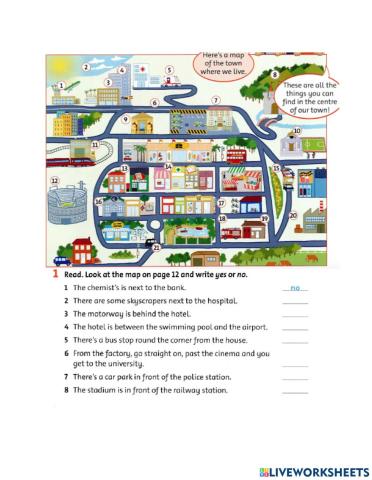 Places in town flyers