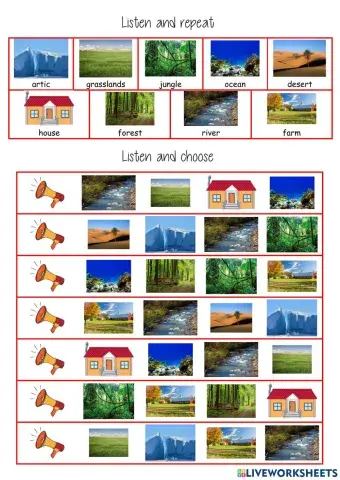 listen and choose habitats