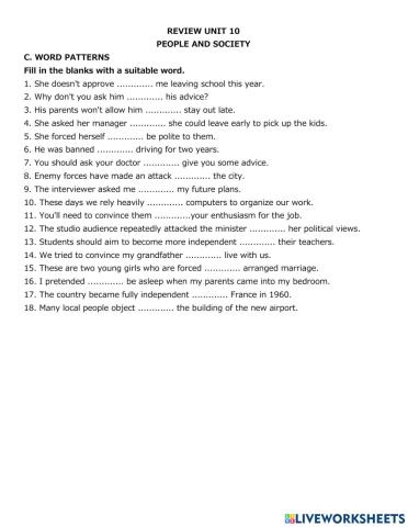 B2 - Review unit 12 p2