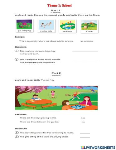 Smart start 5- Theme 1