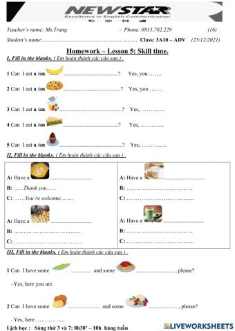 3A10 - Lesson 5- Skill time