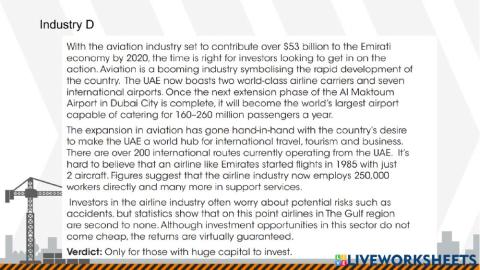 Industries in the UAE