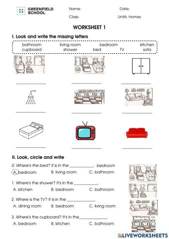 Look 1. Unit 6. WS 1