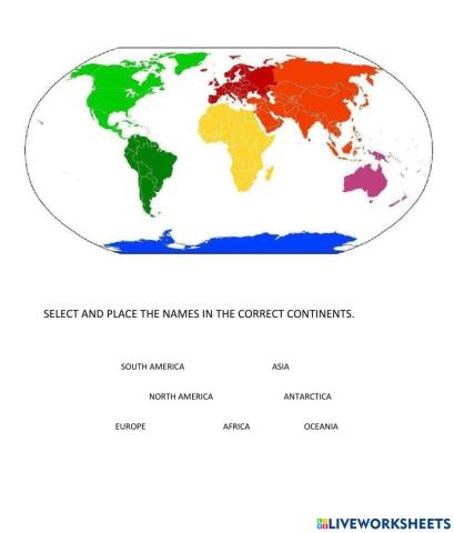 Continent of the world