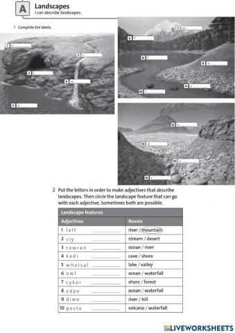 2A Landscape Homework