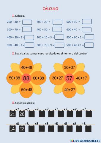 Cálculo y operaciones