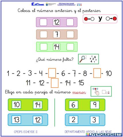 Variado numeración -15- 2º parte