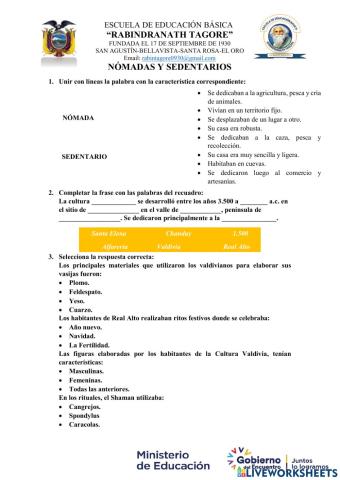 Características de los nómadas y sedentarios