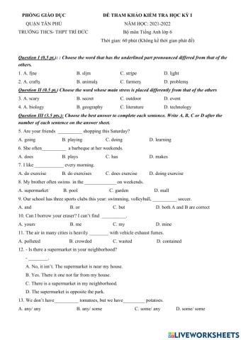 (G6) End-of- term test 05 (Ms.Nhi)