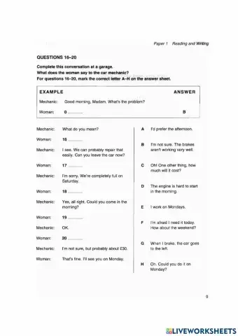 Dec 26 - G7E - Reading p1 - test 1