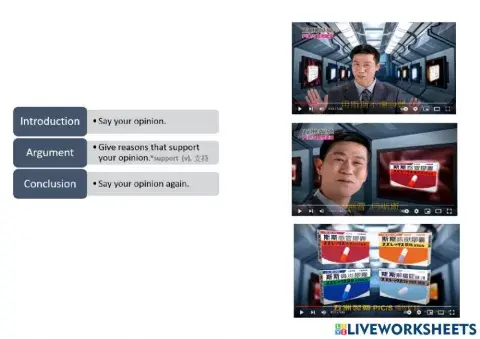 Persuasive Text Structure