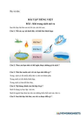 Bai tập tiếng việt