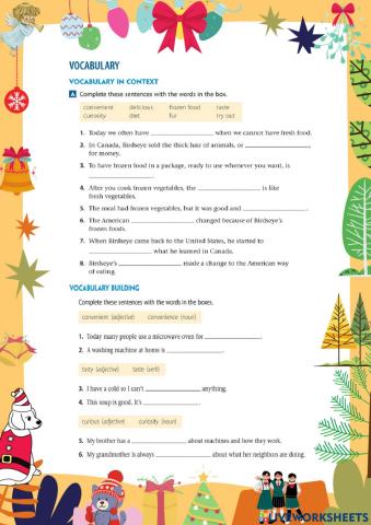 Exercise of Dinner Fresh