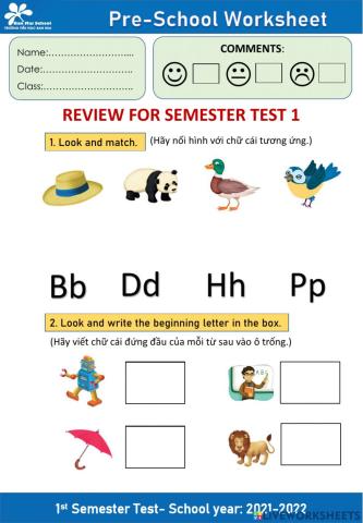 Review for Semester Test (2)