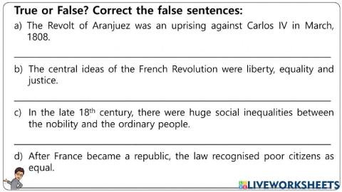 19th century Worksheets 5-10