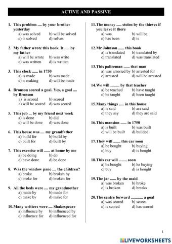 211227 YE5 - Passive and Active