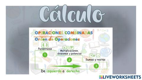 Operaciones combinadas y cálculo mental