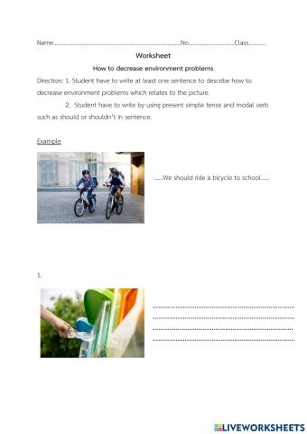 How to decrease environmental problems